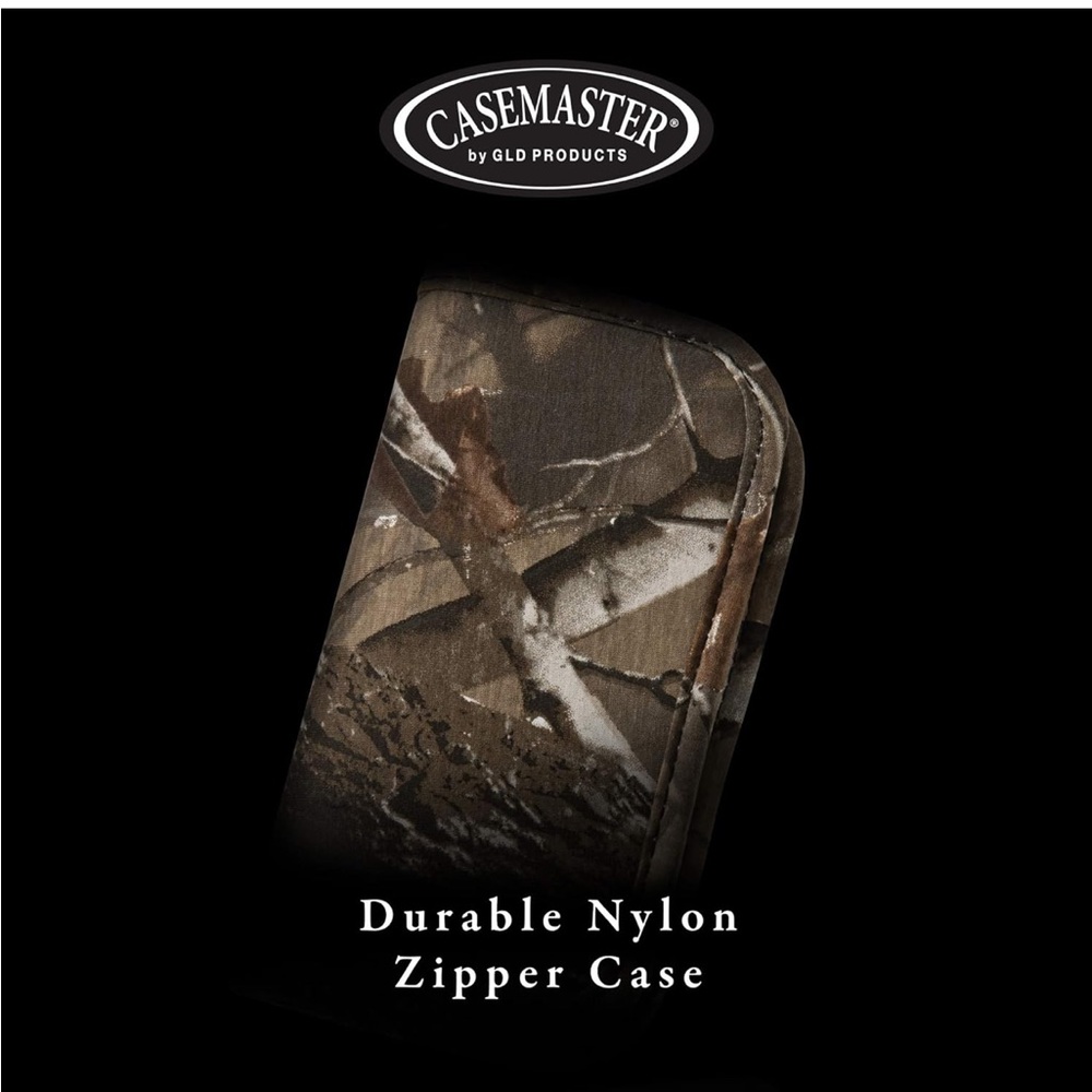 Casemaster Deluxe 6 Dart Nylon Storage/Travel Case NWT REALTREE HARDWOODS HD